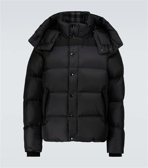 burberry leeds down jacket|burberry reversible puffer jacket.